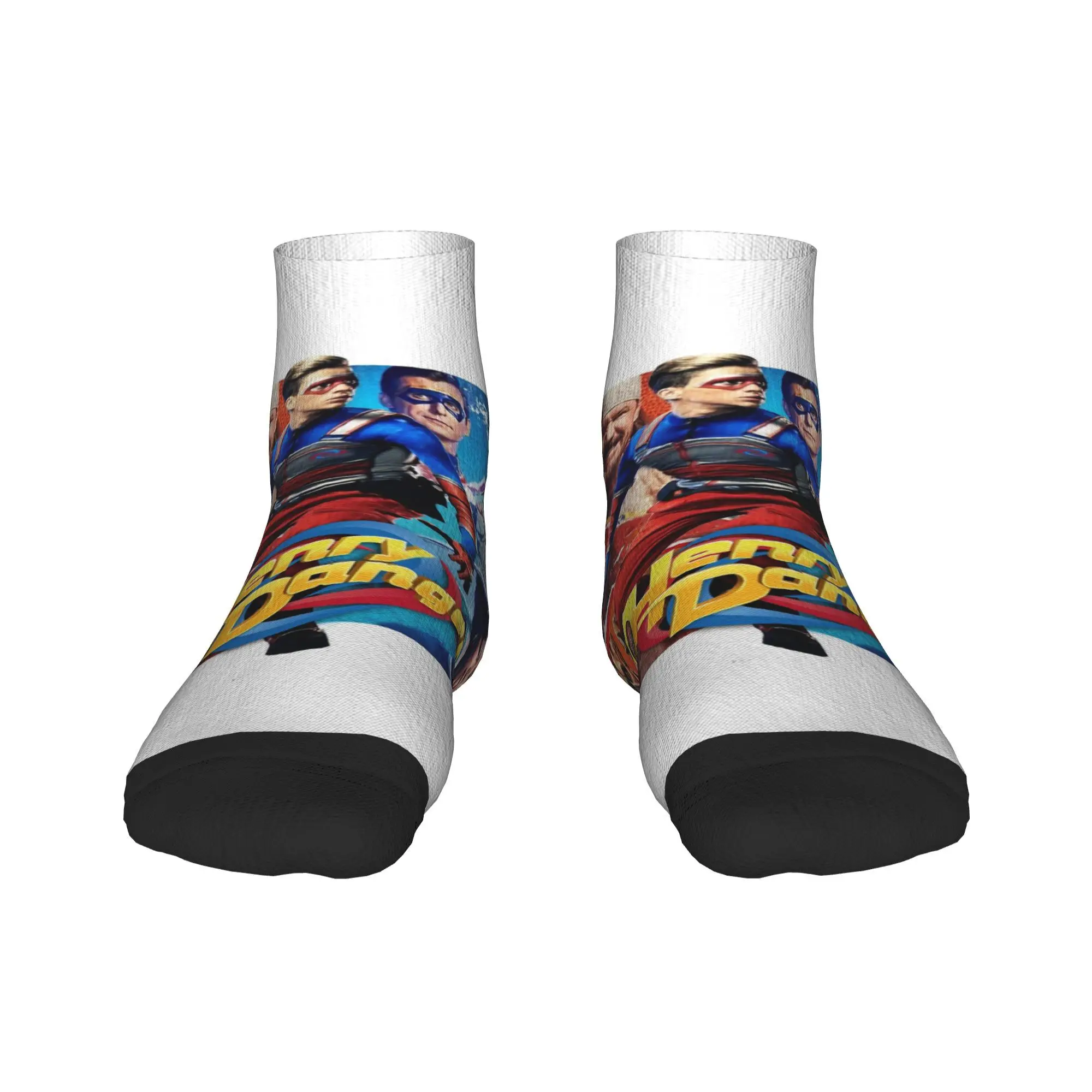 

Генри Опасность Добро пожаловать против. Злые носки Harajuku, впитывающие пот чулки, всесезонные носки, аксессуары для мужчин и женщин, рождественские