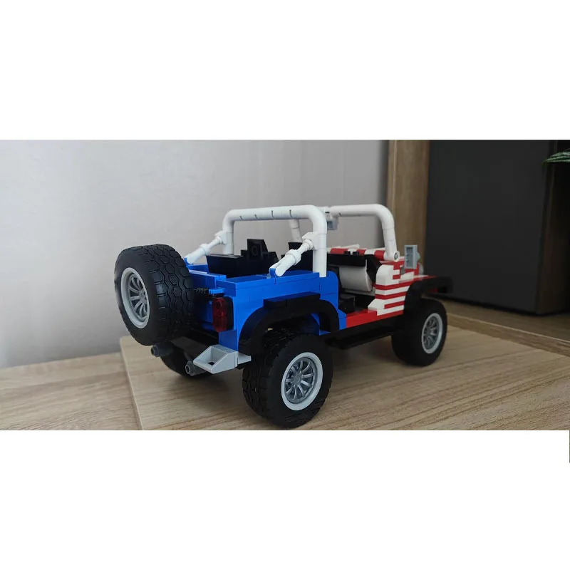 

MOC-180472 New Urban Sports Truck Building Block Model 602 Parts MOC Creative Boys Children Birthday Christmas Toys Gift