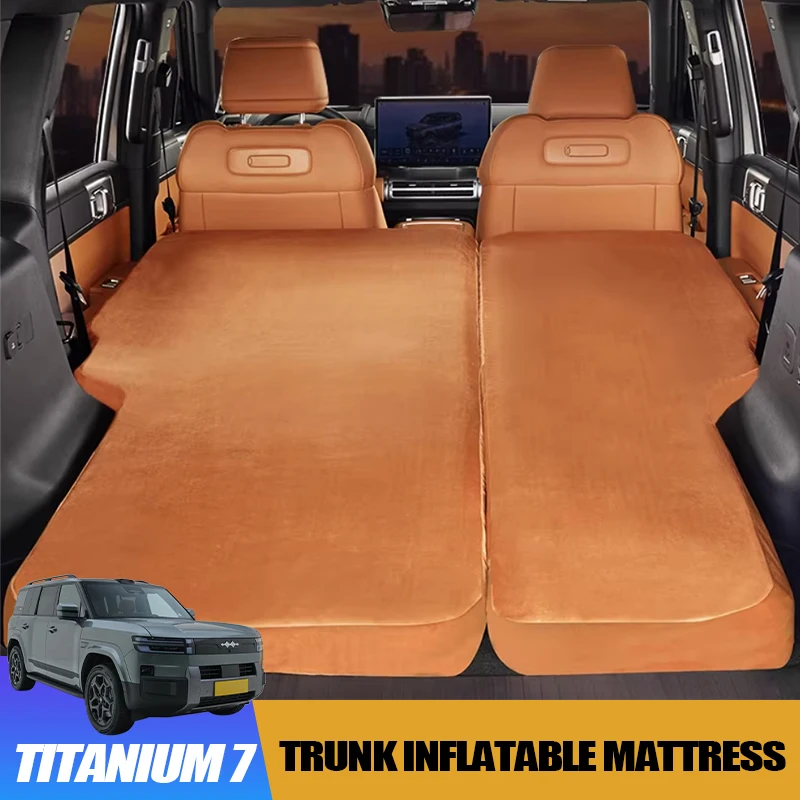 

Trunk Inflatable Mattress for BYD Leopard 7 Titanium 7 Fold-Down Bed Flocking Anti-Leak Portable Outdoor Camping Accessory