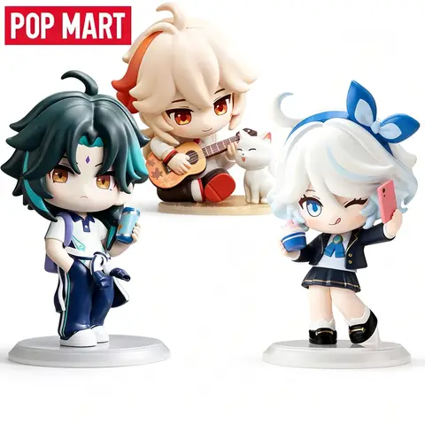 POP MART Genshin Impact Academy Light & Shadow Poetry Series Mystery Blind Box Ornament Figurines Collectible Toys