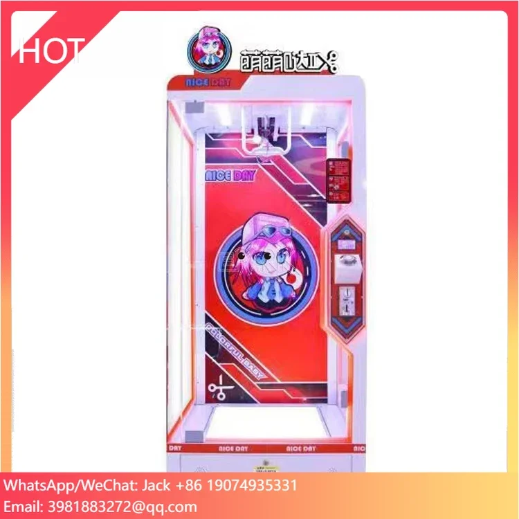 

Entertainment Equipment Cute Baby Scissors Toys Machine Coin Operated Cutting Doll Game Gift Machine