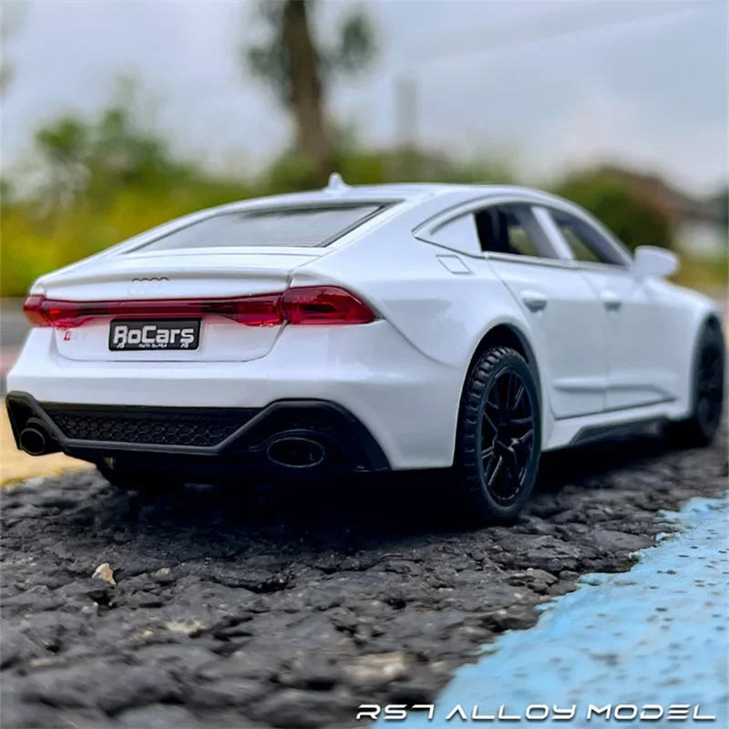 1:32 AUDI RS7 Coupe Alloy Car Model Diecasts & Toy Vehicles Metal Car Model Simulation Sound and Light Collection Childrens Gift