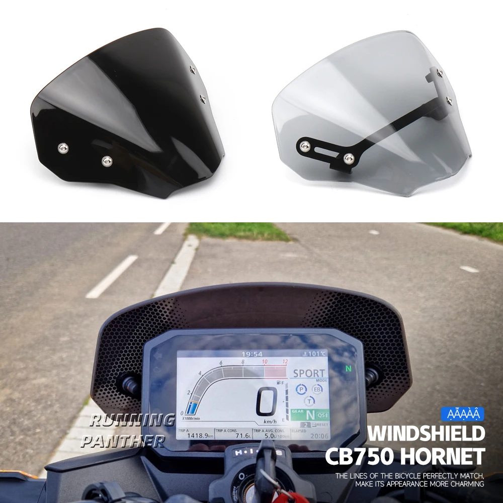 

Motorcycle Accessories 3 colors Front Windshield Visor Wind Shield For HONDA CB 750 Hornet cb750 CB750 HORNET 2023