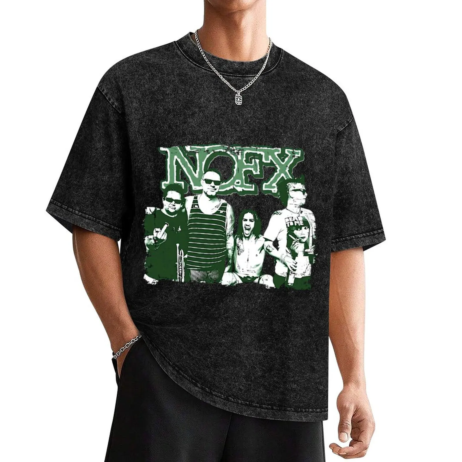 

Vintage nofx 80s style T-Shirt clothes Short sleeve tee anime t shirts tees t shirts for men pack