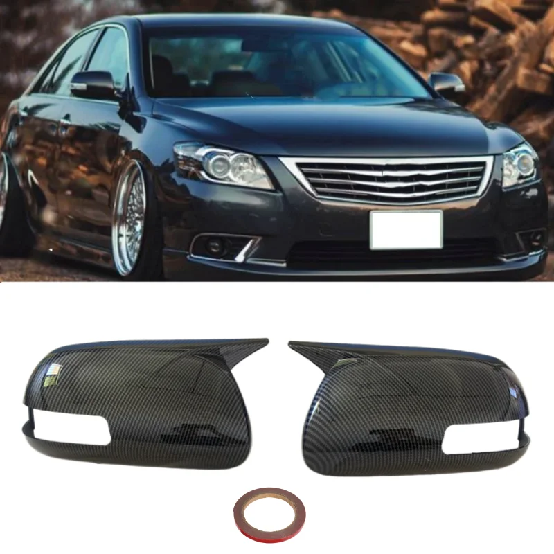 

M Rearview Mirror Cover Side Reversing For Toyota Camry 6 xv40 Corolla 9 E140 E150 Avensis 3 Auris 1 Rear View Mirror Trim Caps