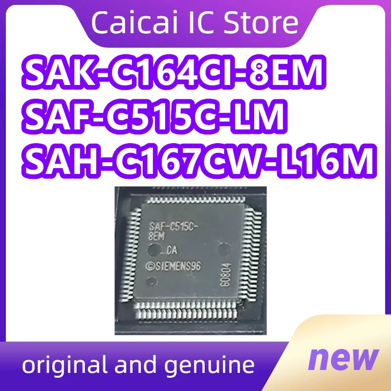 

SAF-C164CI-LM SAF-C515C-LM SAH-C167CW-L16M SAK-C164CI-8EM qfp Integrated circuit 1PCS/LOT