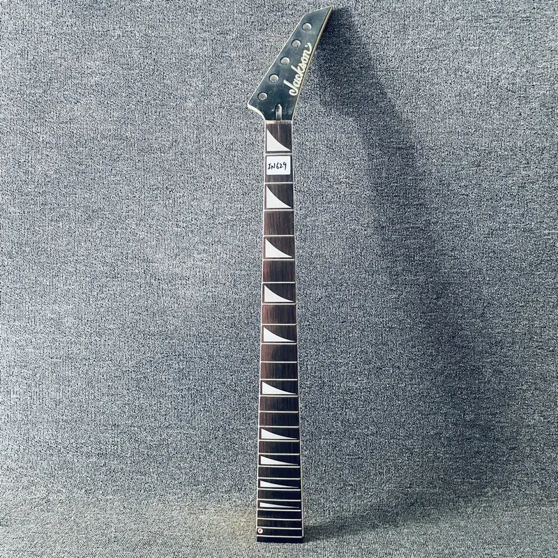 IN629 Unfinished 5 Strings Electric Bass Neck Genuine Jackson Bass Guitar DIY Long Scales Length 24 Frets with Damages