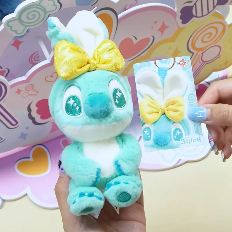 핫토이즈 캔디 스티치 시리즈 플러시 랜덤박스 예쁜 봉제인형 열쇠고리 지갑 참 장식품 데스크탑 오너먼트 트렌디 귀여운 인형 선물