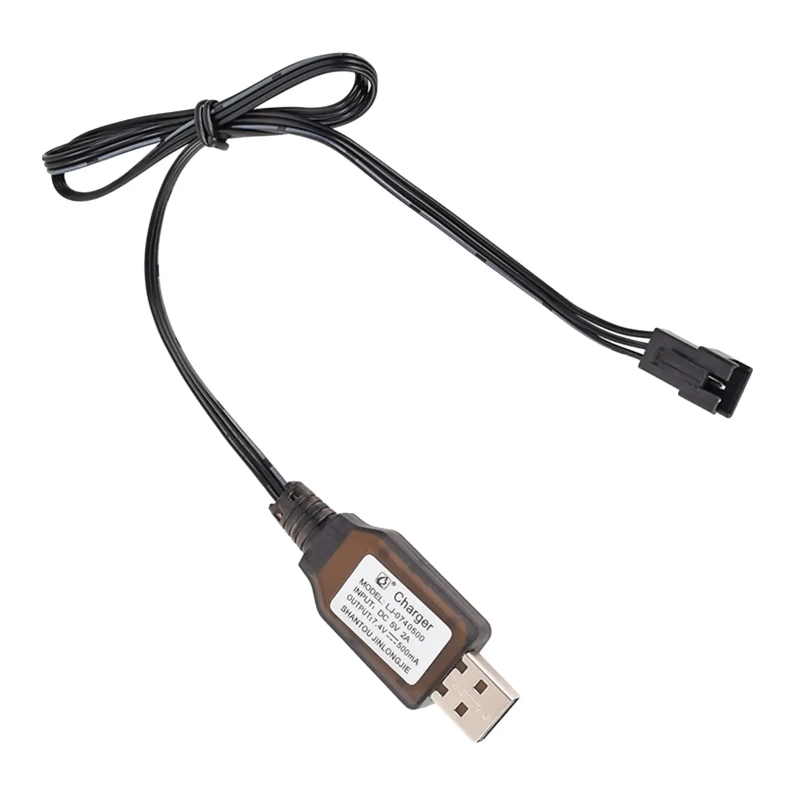 Kabel do ładowarki USB akumulatora 7.4V 3 Pin Smart 500MA ze złączem SM-3P do helikopterów samochodowych RC zabawki zdalnie sterowane łodzi