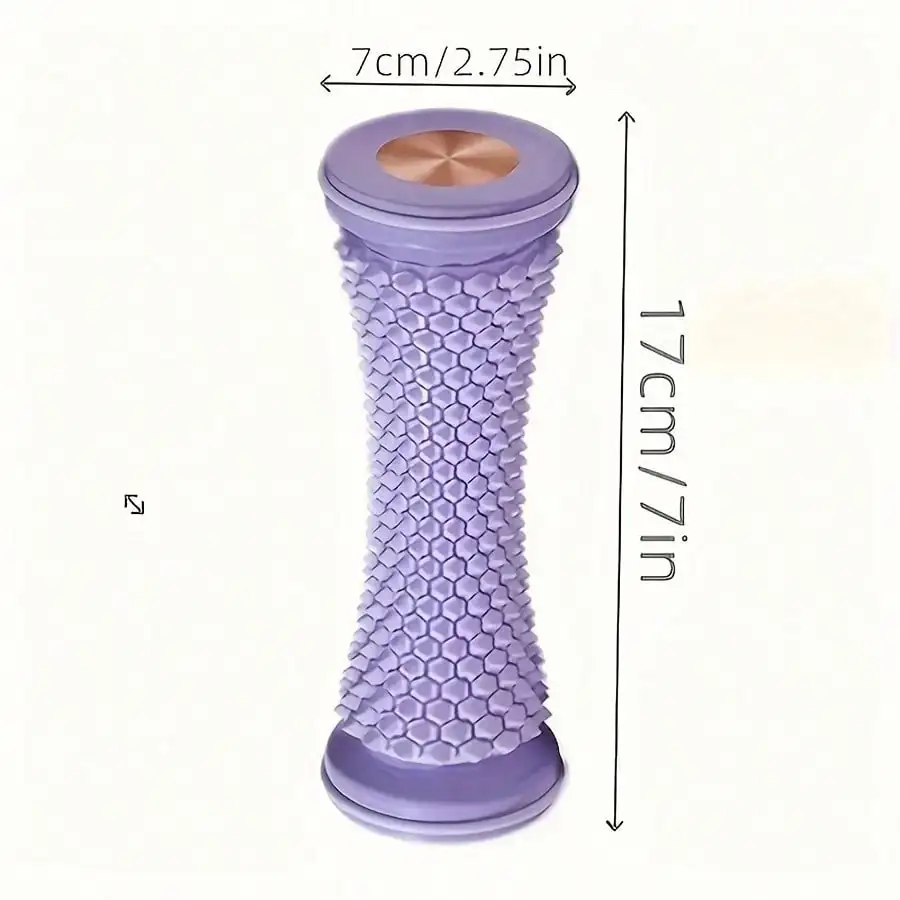 

PVC Foot Massager Roller: Easy-Rolling Plantar Fascia Tool for Yoga, Muscle Relaxation & Gifting