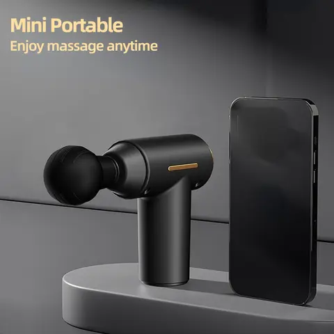 Portable Mini Muscle Massage Gun Vibration Massage Gun Body Neck Back Pain Gout Relief Deep Muscle Relaxation Massager Tools