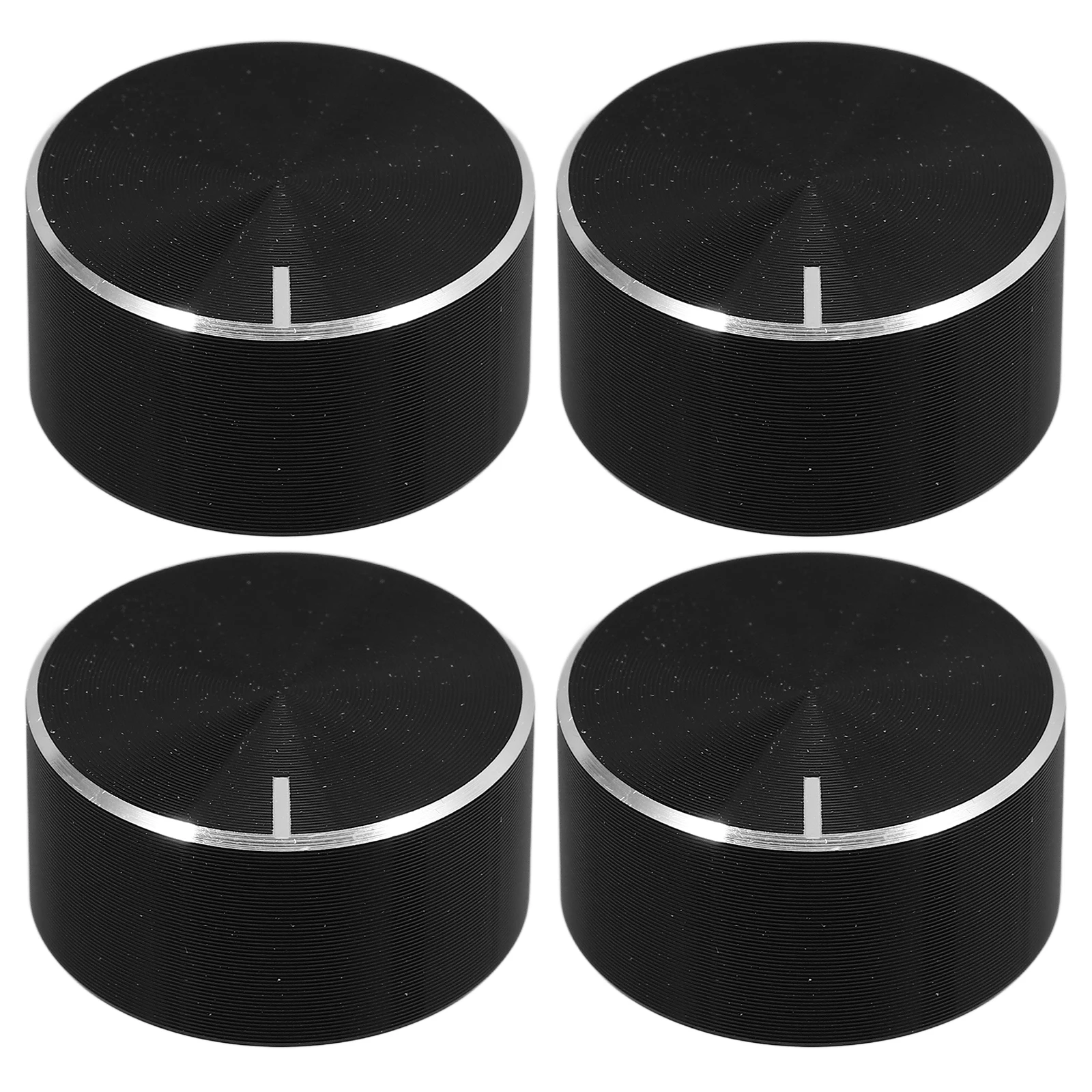 

4 Pcs Volume Knob Cap Amplifier Aluminum Alloy Audio Potentiometer Accessories Knobs Control Sturdy