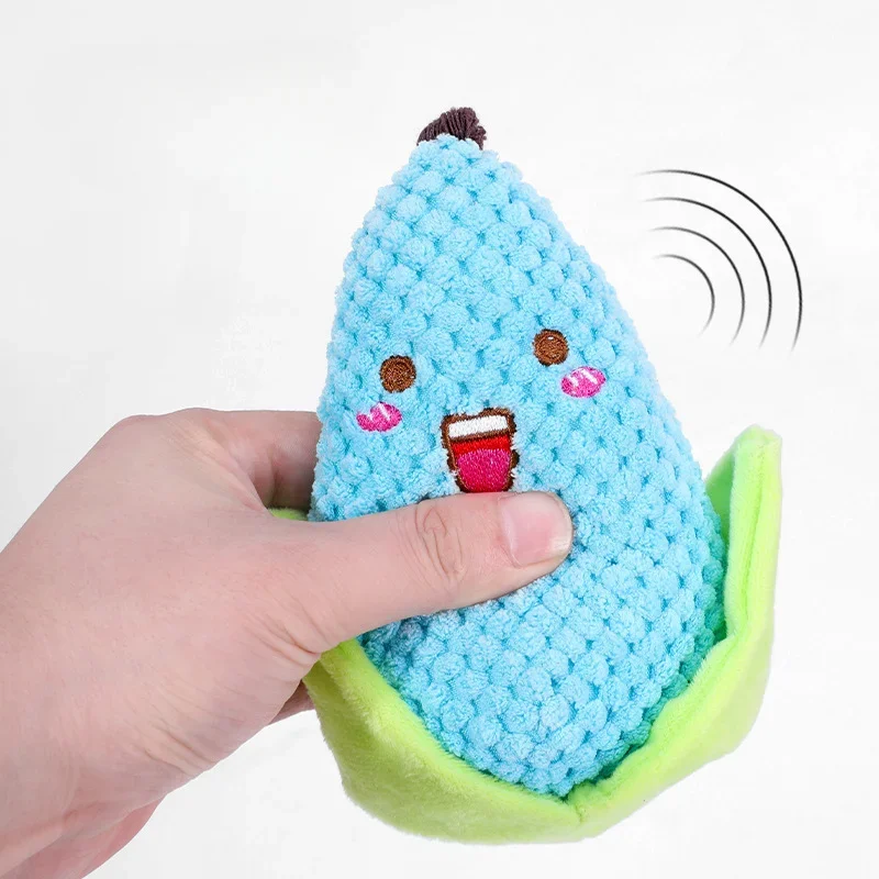 

Pet Gnawing Dog Toy Noisy Paper Bite Resistant Sound Cleaning Teeth Corn Doll dog Toys for small dogs