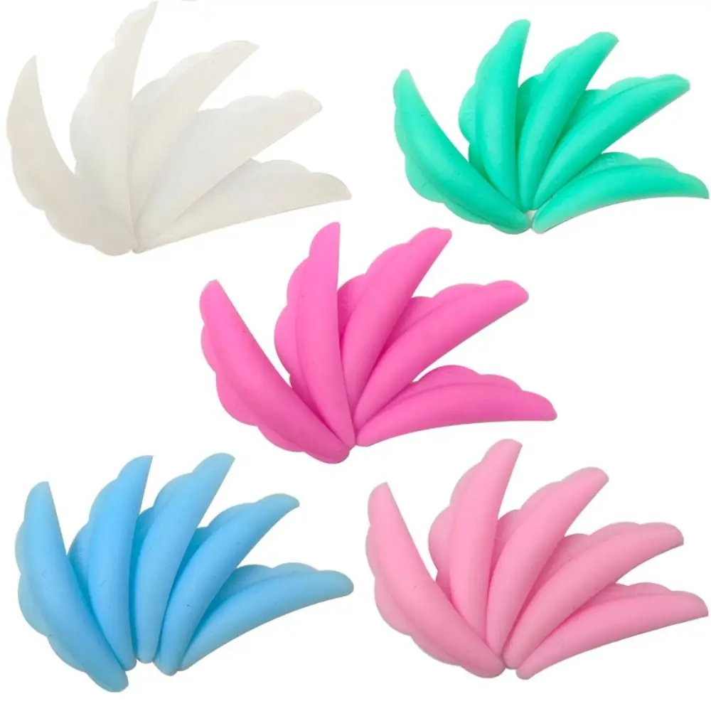 10Pcs Silicone Eyelash Perming Pads Eyelash Extension Reusable Eyelash Shims Lamination Pad Eyelashes Perming Curler Rods