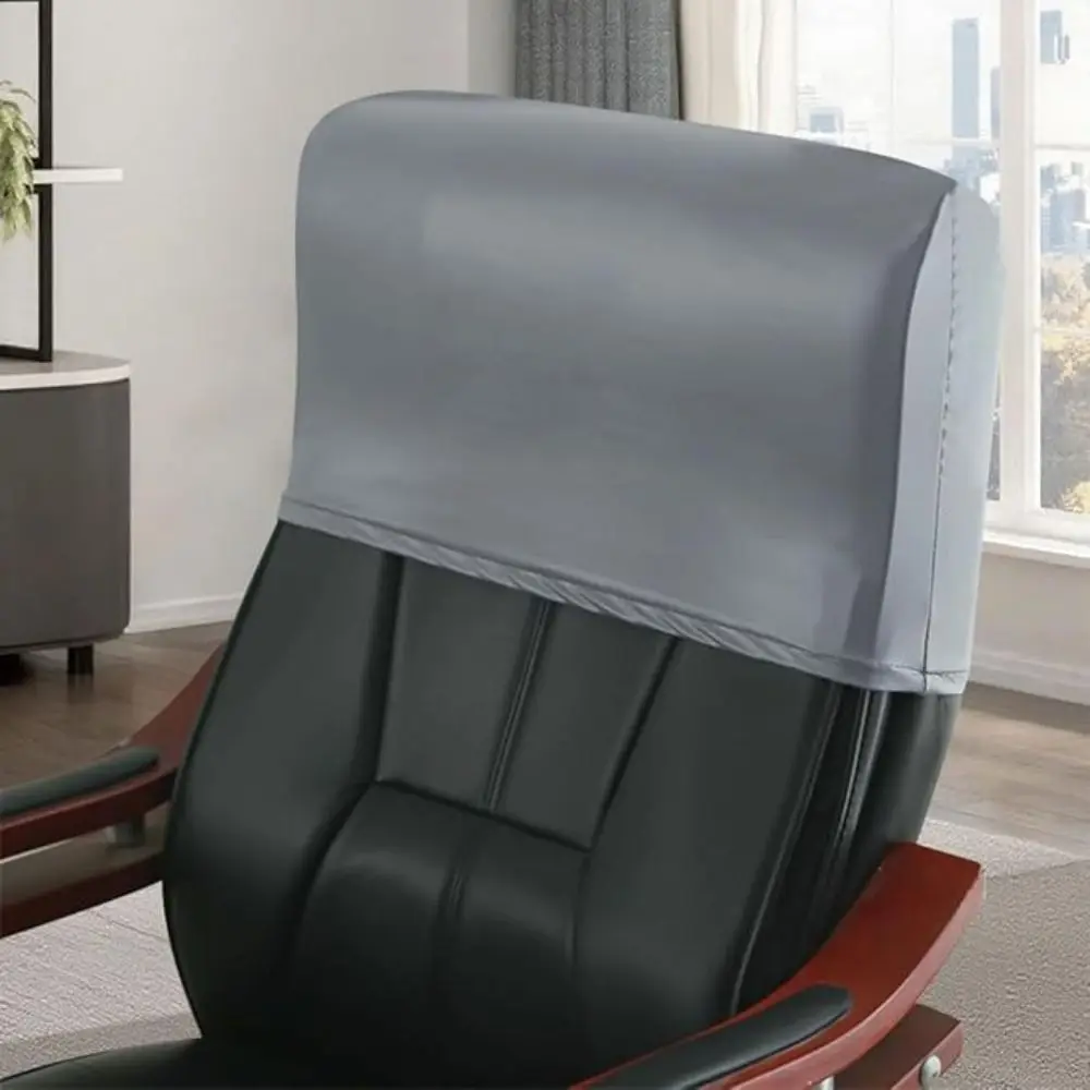 Waterproof Chair Back Cover High Elasticity Dust-proof Headrest Cover Half Cover Leather Chair Head Cover Office Chair