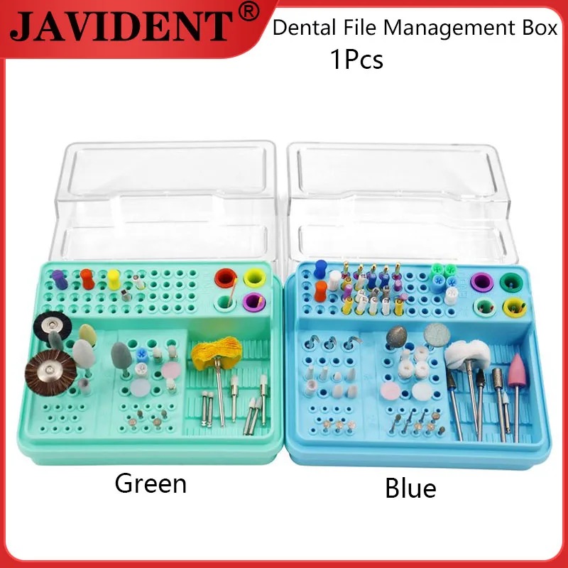 

Dental File Management Box Scaler Handpiece Root Canal File Drill Storage Rack Multifunctional Sterilization Box Dental Material