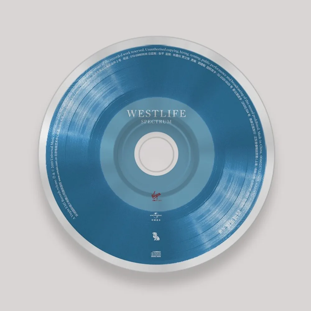 อัลบั้มเวสต์ไลฟ์ สเปกตรัม -แผ่นเสียงไวนิล + ซีดีพร้อมหนังสือเนื้อเพลง แผ่นเพลงสะสมอย่างเป็นทางการสำหรับแฟนๆ