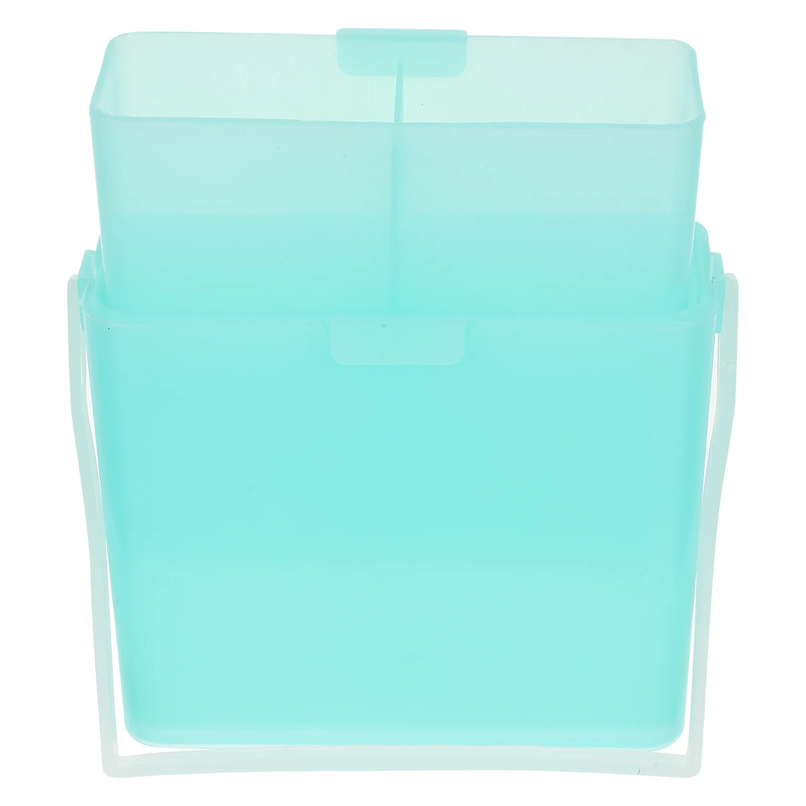 دلو فرشاة ألوان مائية لغسالة الطلاء مع مقبض منظف فرشاة بلاستيكي مدمج قابل لإعادة الاستخدام للفنانين أداة رسم يدوية منزلية