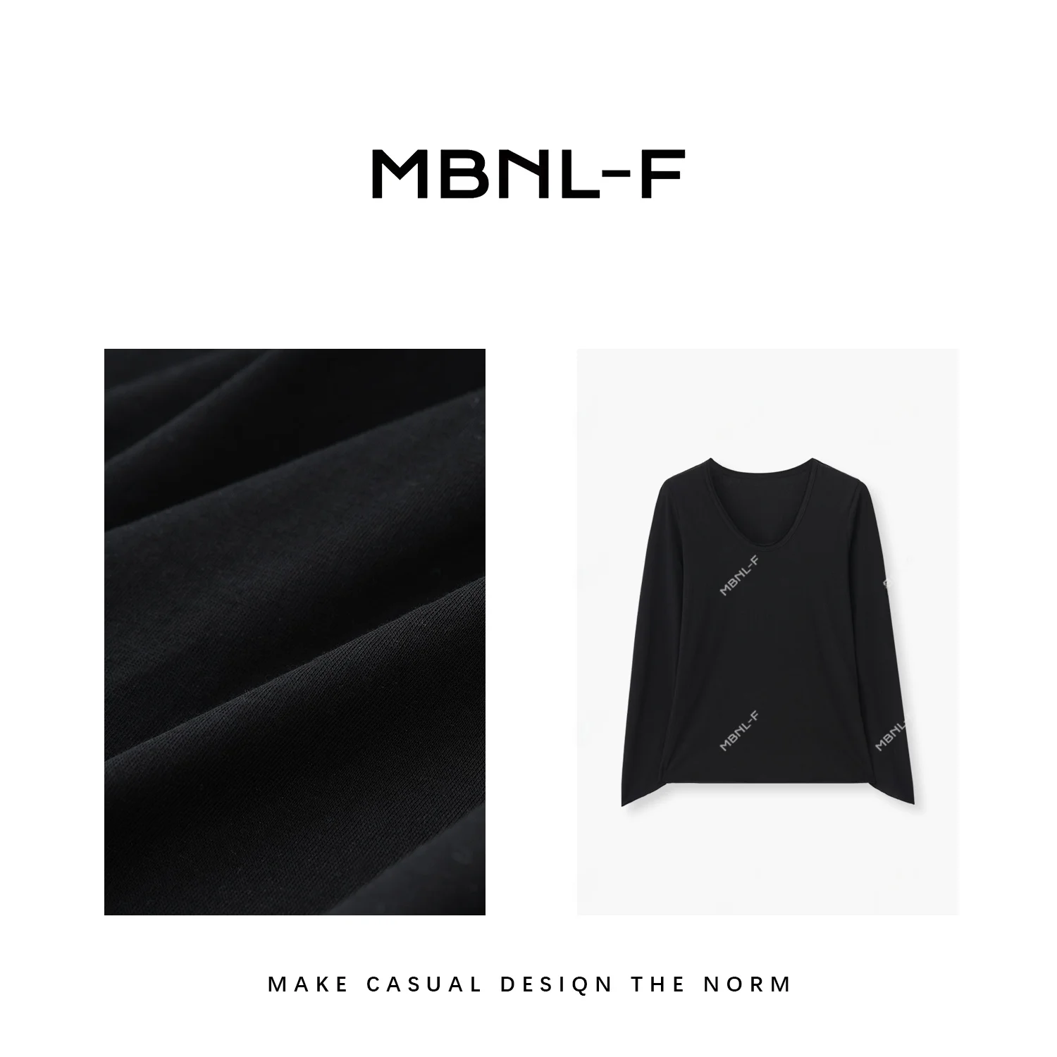 

MBNLF Alaska Bay 2024SS Simple Pure Color T-irt XMCZ4769 New Arrival Ele Casual Women's Faion Spring Collection