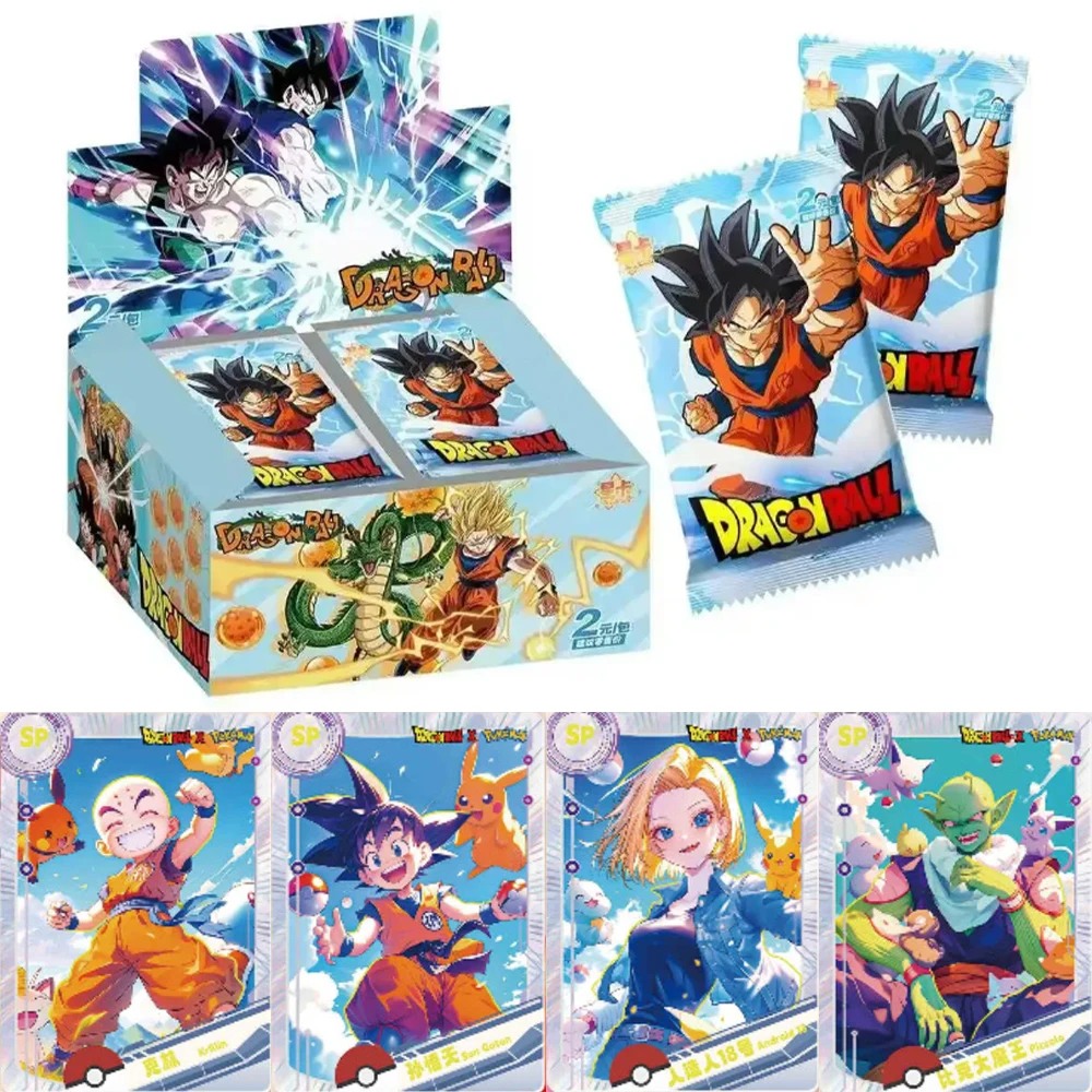 

Dragon Ball Card Popular Deluxe Edition Son Goku Vegeta Cold Ironing Color-changing Process Anime Collection Card Toy Gifts