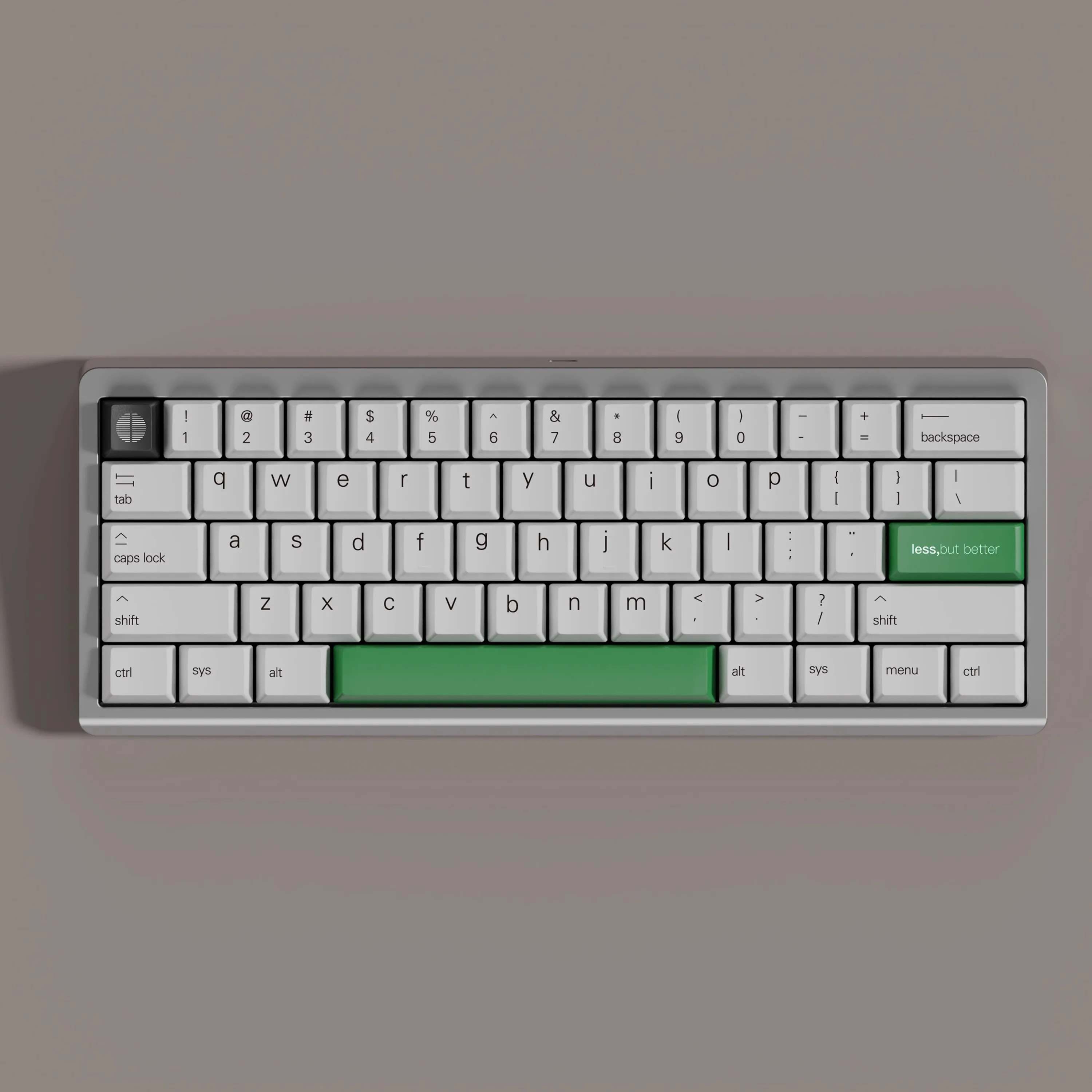 Cherry Profile Less But Better Keycap PBT Dye Sublimation Keycaps White Green 147keys For MX Switch Mechanical Keyboard ISO Ente