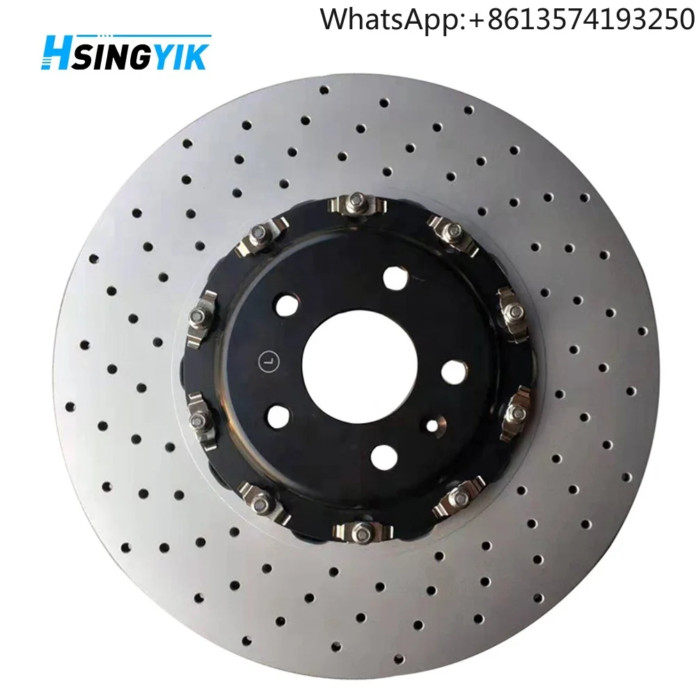 For Forged Aluminum Hat Floating Design OEM Quality 12 Month Warranty 2 Piece Brake Disc for Audi Q7 Bmw M4 F82 G82