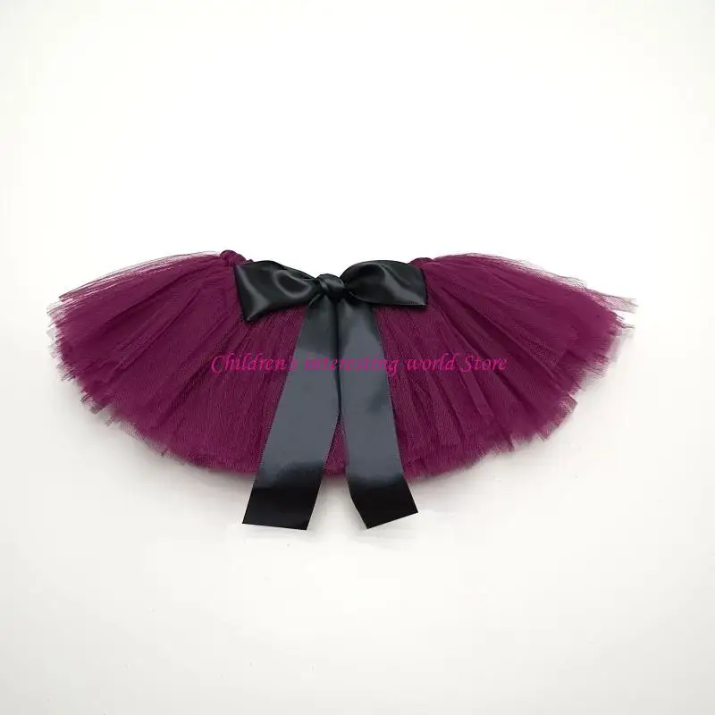 2 PCS Recién nacido Fotografía Atendas Baby Tul Tutu Faldas Set banda para diademas Photo Lindo Flower Hair Band