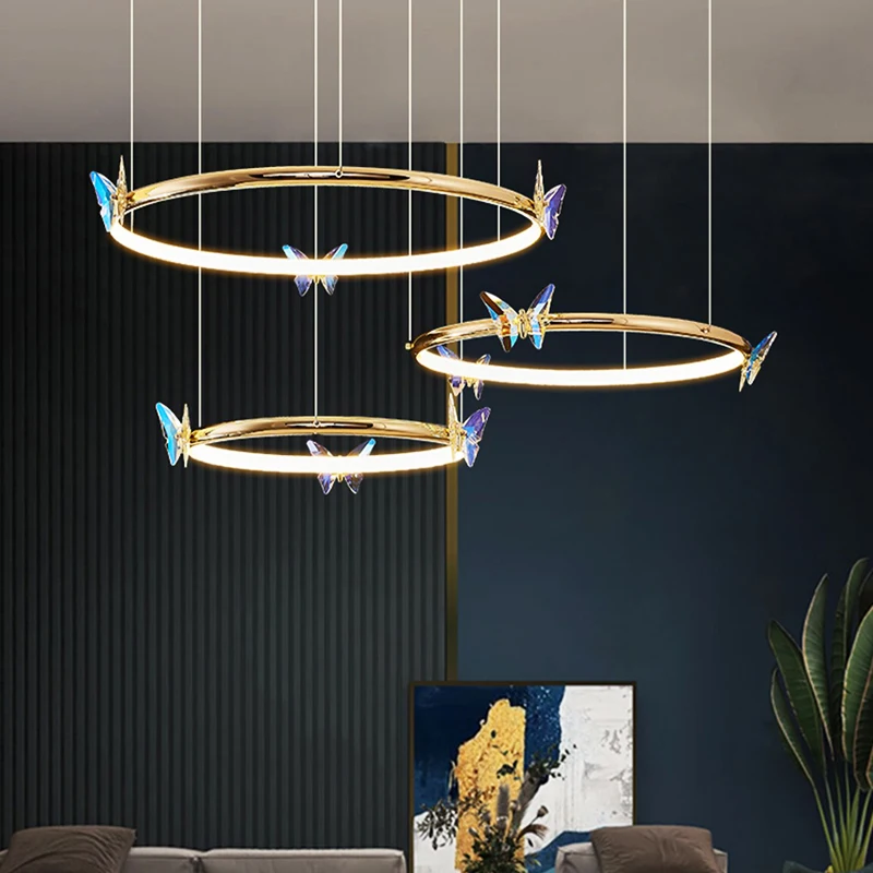 

Modern Simple Indoor LED Pendant Light, Bedroom / Dining Room / Living Room Pendant Light, Home Lighting led ceiling chandelier