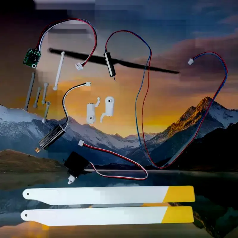 อะไหล่เฮลิคอปเตอร์บังคับวิทยุ RC ERA C138 Bell 206 ใบพัด บอร์ดหลัก มอเตอร์ เซอร์โว โรเตอร์ คลิปยึด ก้านเชื่อมต่อ