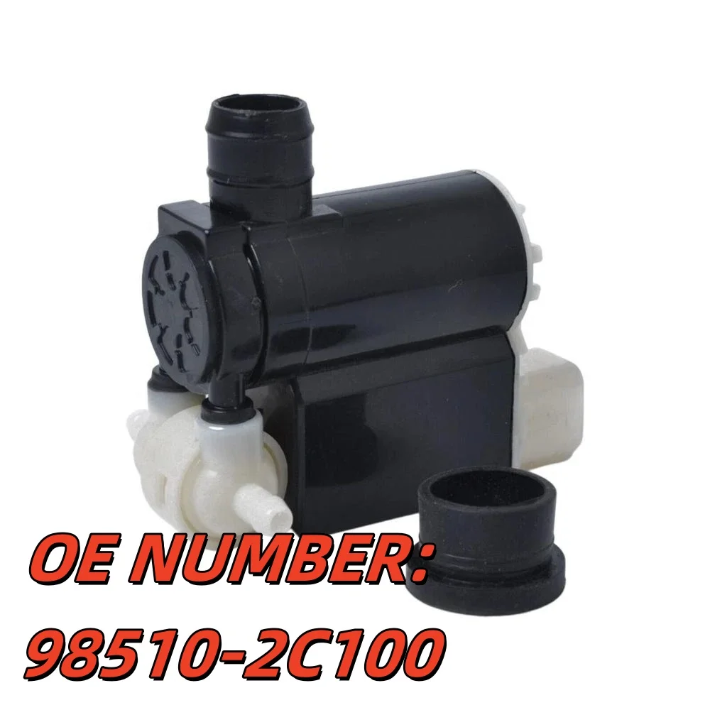 

Car Dual Twin Outlet Windscreen Washer Pump For Hyundai I10 I20 I30 Ix20 Ix55 Car Accessories 98510-2C100