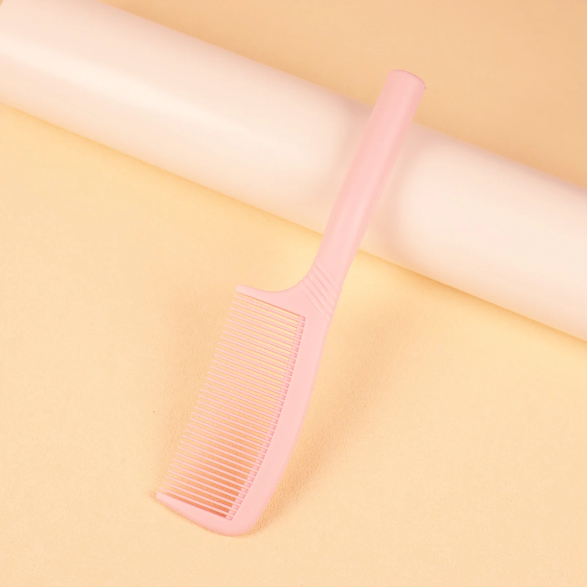 

Портативная утолщенная антистатическая расческа для укладки волос с плотными зубьями и цилиндрической ручкой, специально для настоящих париков из волос