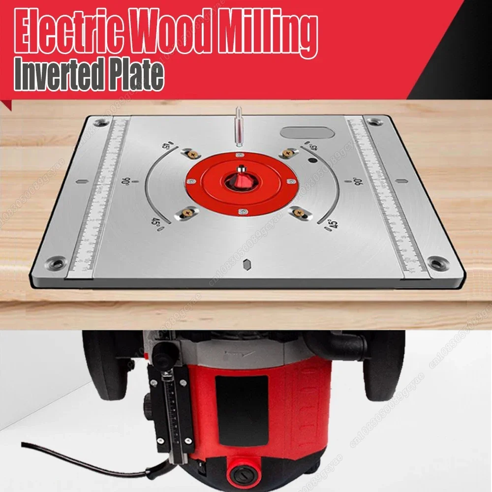 High Power Electric Aluminium Wood Milling Inverted Plate Suitable For Bakelite Milling with Base Screw Hole Spacing of 85-95mm