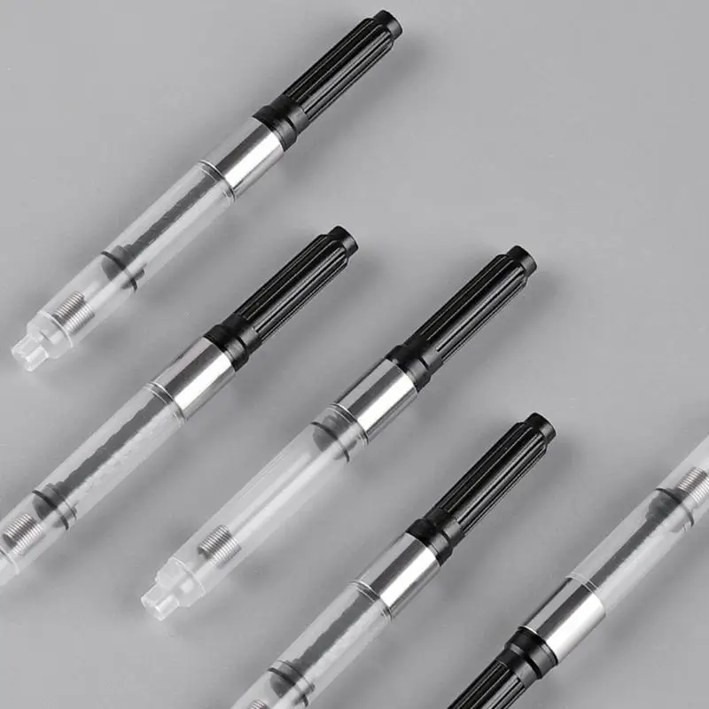 

Pack of 10 European Standard Rotary Pen Converters Spirals Mechanism Metal Rings Vacuum Cartridge for Fountain Pen F19E