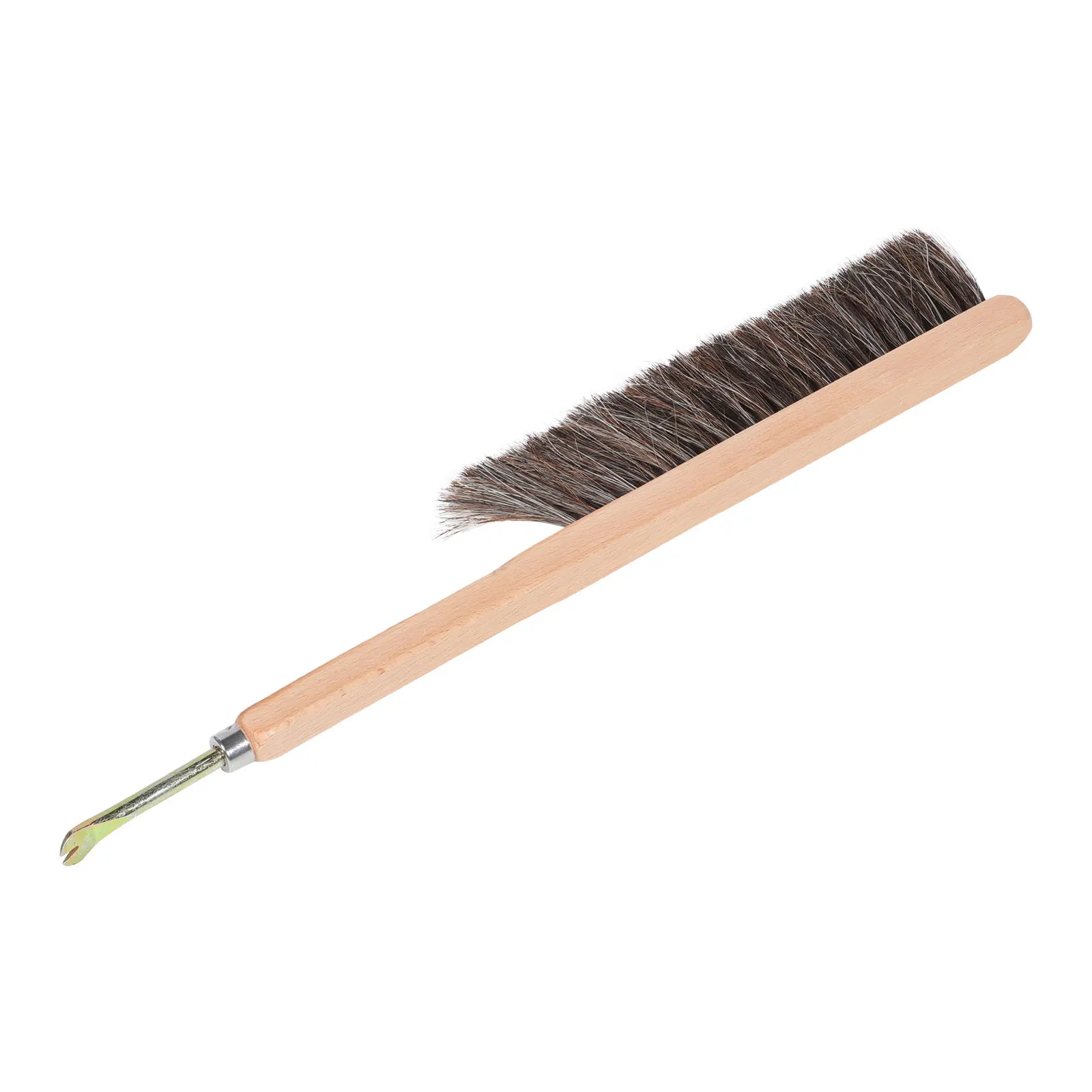 

Beekeeping Sweep Tool Nail Lifter Lightweight Portable Supplies Stainless Steel Bristles Wooden Handle Gardening Tools