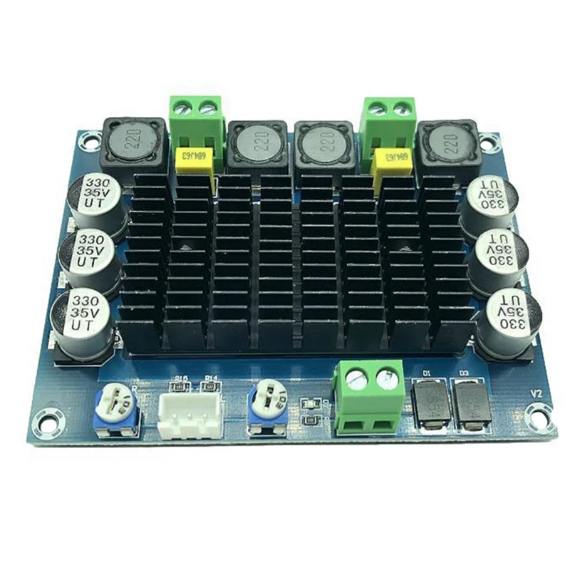 Chassis Built-In Digital Amplifier Board Dual-Channel TDA7498 High-Power High-Definition Rear Amplifier Board Easy Install