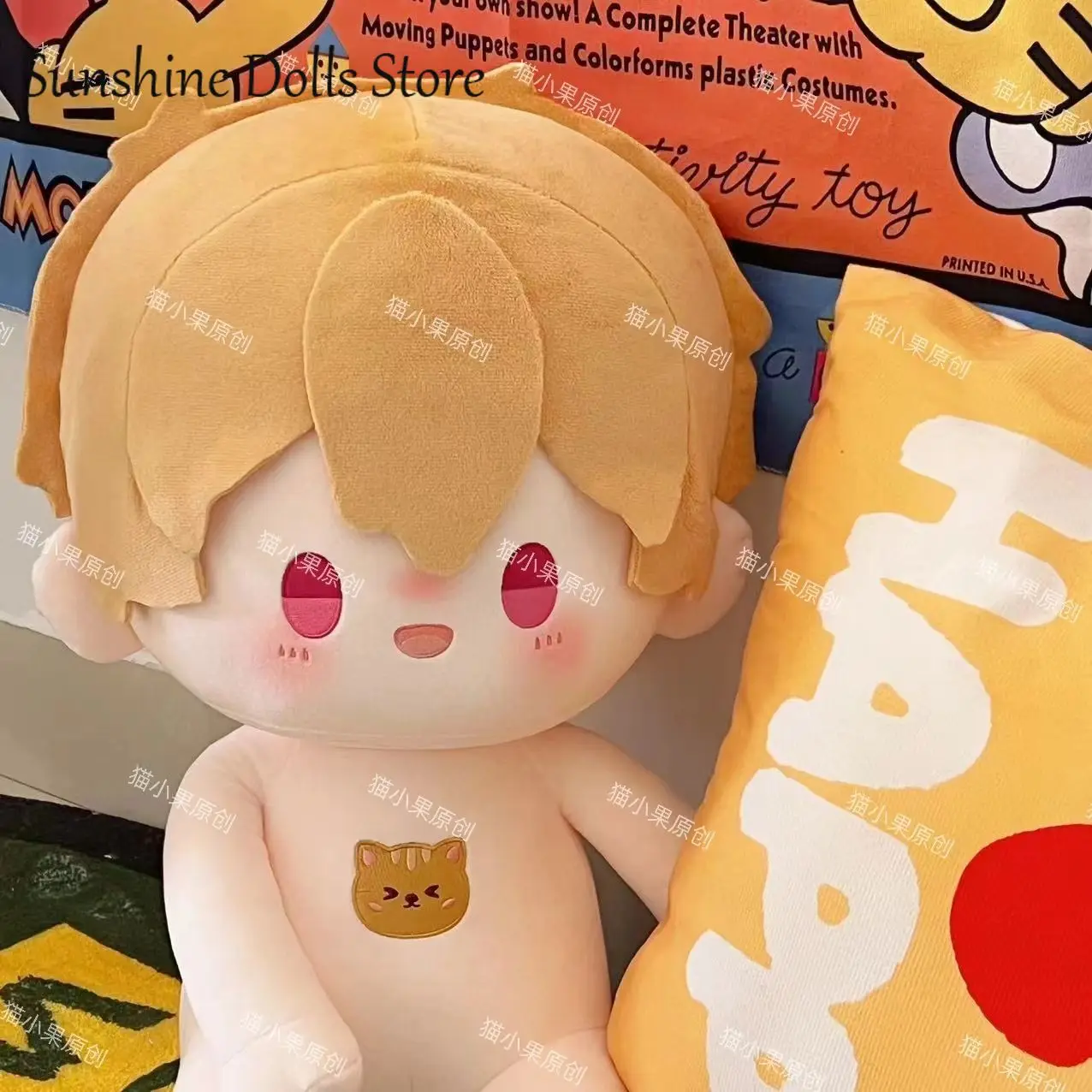 

Бесплатно! Hazuki Nagisa Красивый Мальчик Мягкая Плюшевая Кукла Тело 40 см Сидячая Поза Одевание Подушка Игрушки Куклы Аниме Фигурка Рождественский Подарок