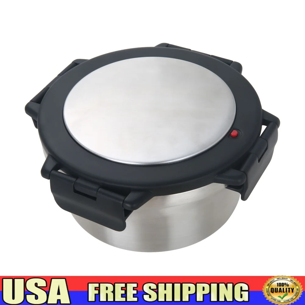 

28 oz Insulated Food Storage Container Stainless Steel Airtight Locking Lid Double Wall Construction Soups Salads Dips Snacks