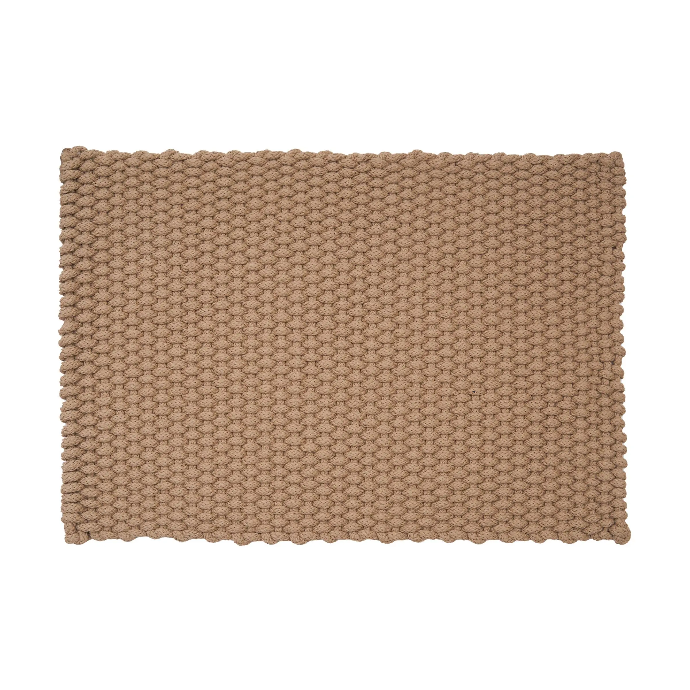 Khaki Rope Placemats Set of 6 Beige