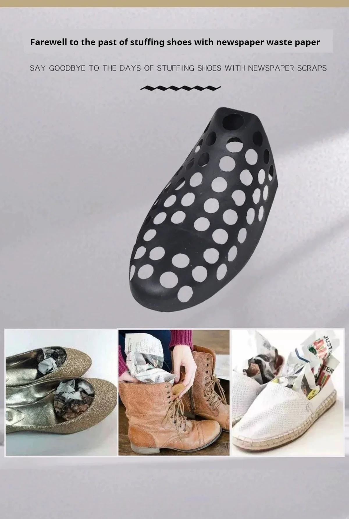 Schuhspanner zum Schutz vor Knitterfalten, Anti-Verformungs-Innenstütze, Schuhdehner, Formgebung, Anti-Knitter-Sneaker, Schuhspanner, 2 Stück/4 Stück – Detail 4
