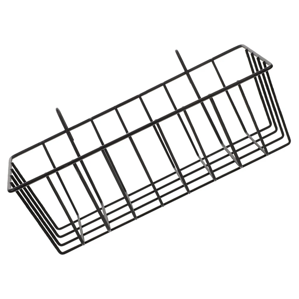 

Baskets Wall Hanging Storage Rack Multifunctional Small Wire Black Wrought Iron