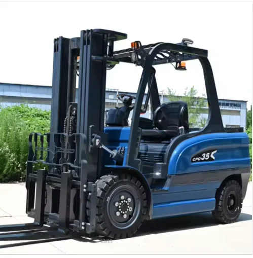 Wózek widłowy elektryczny YG na zamówienie, cena fabryczna, 3 tony, 3,5 tony, 4 tony, 5 ton, mocny, niezawodny, wydajny, trwały, z baterią litową.