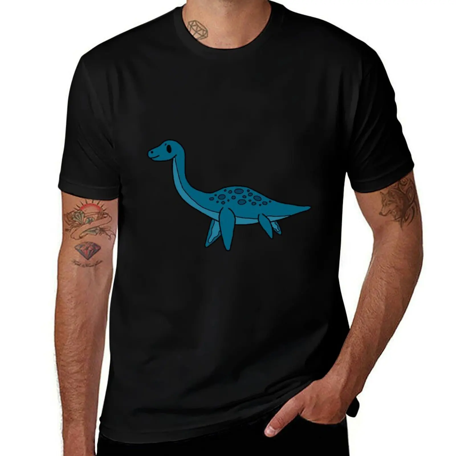 

Футболка Little Elasmosaurus- Wilds, футболка с рисунком Louboutins, футболка с короткими рукавами, мужская футболка