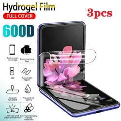 3PCS HD Hydrogel film screen protector For Samsung Galaxy Z Flip soft protect film For Samsung Z Flip4 Flip3 Phone Protect Film