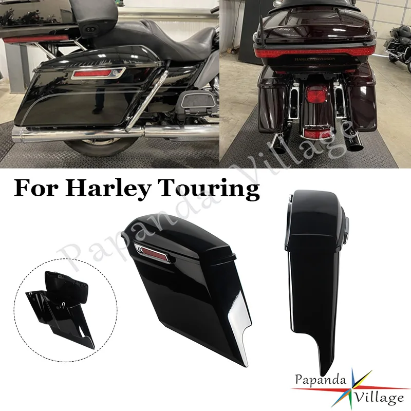 

Мотоциклетные удлиненные боковые сумки 5 дюймов (левая и правая) для Harley Touring Road King Electra Glide Ultra Classic