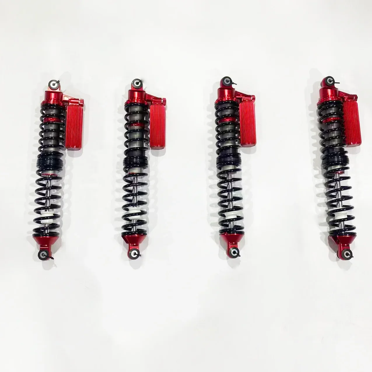 Red UTV Cylinder Back Shock Absorbers with 2.5-inch Diameter Adjustable Compression 2.5-inch Diameter