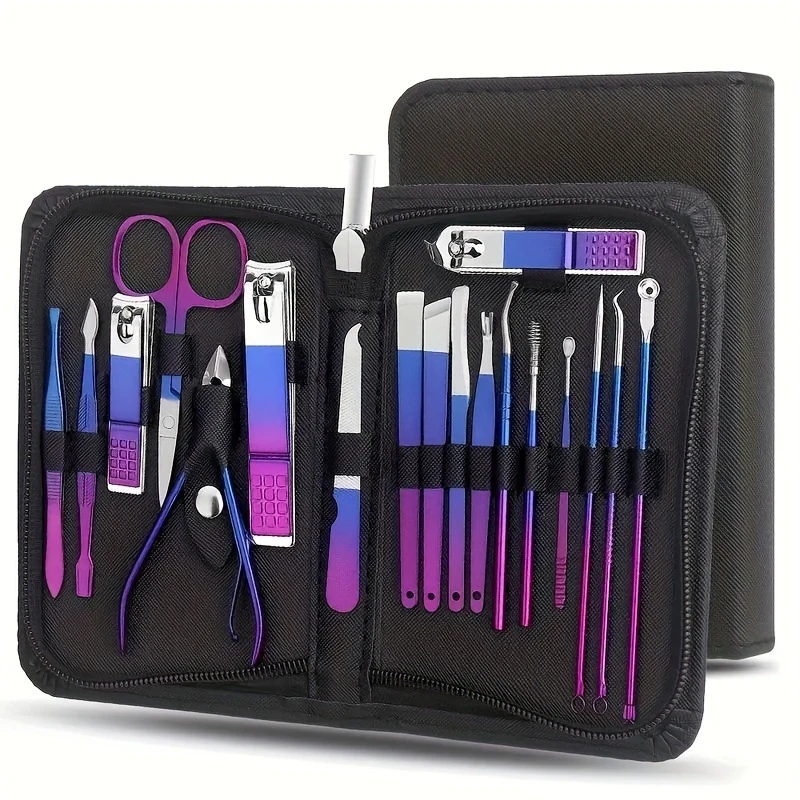 

Bestseller Stainless Steel Gradient Nail Clipper Set Flat Edge Cutter Ingrown Toenail Clipper Manicure Pedicure Tool Kit