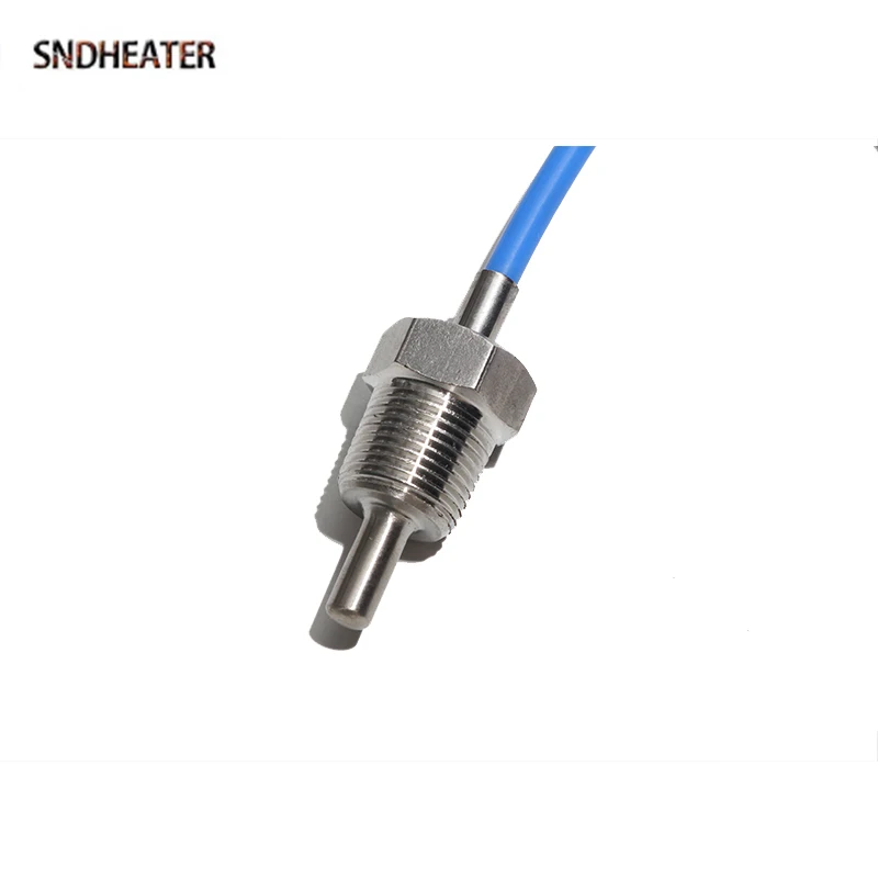SNDHEATER-NTC 10k熱電対、スレッド温度センサープローブ、6x15mmシリコンワイヤー、1m 260度、dn8、dn10、dn15、dn20、dn25