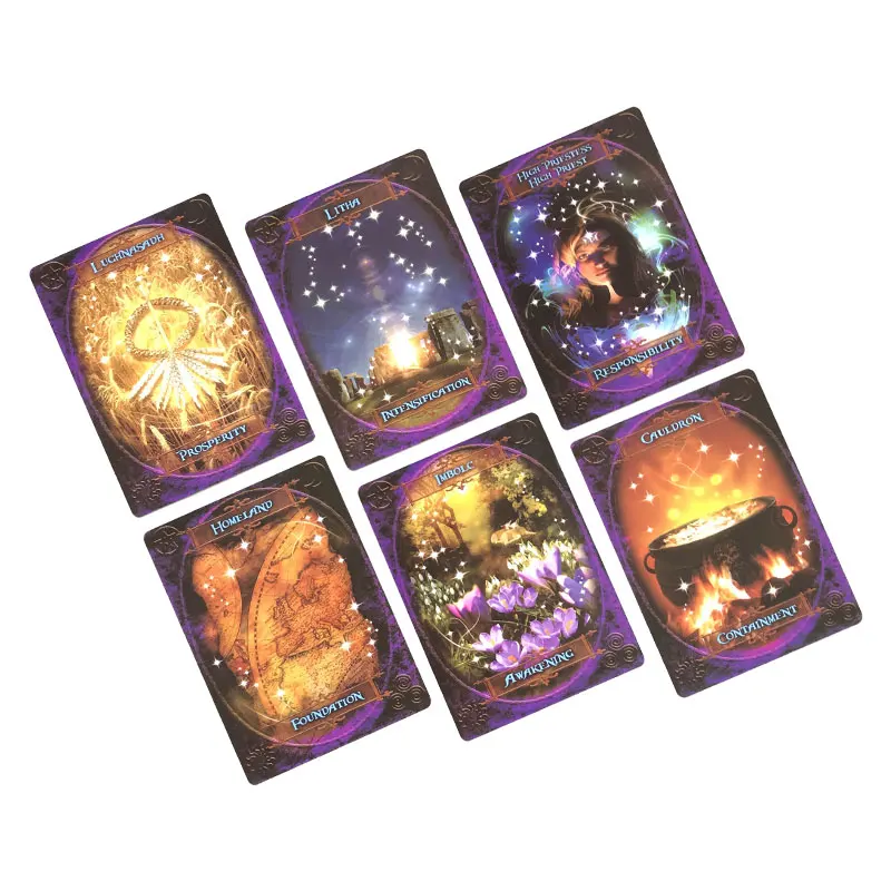 New Wisdom Oracle Tarot Card Leisure entertainment games Card, family gatherings Tarot Card, board games Tarot PDF Guide