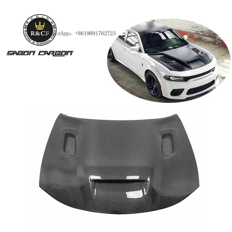 

Carbon Fiber Redeye Style Hood Bonnet Fit Charger 2015-2024 Vehicle Exterior Accessory