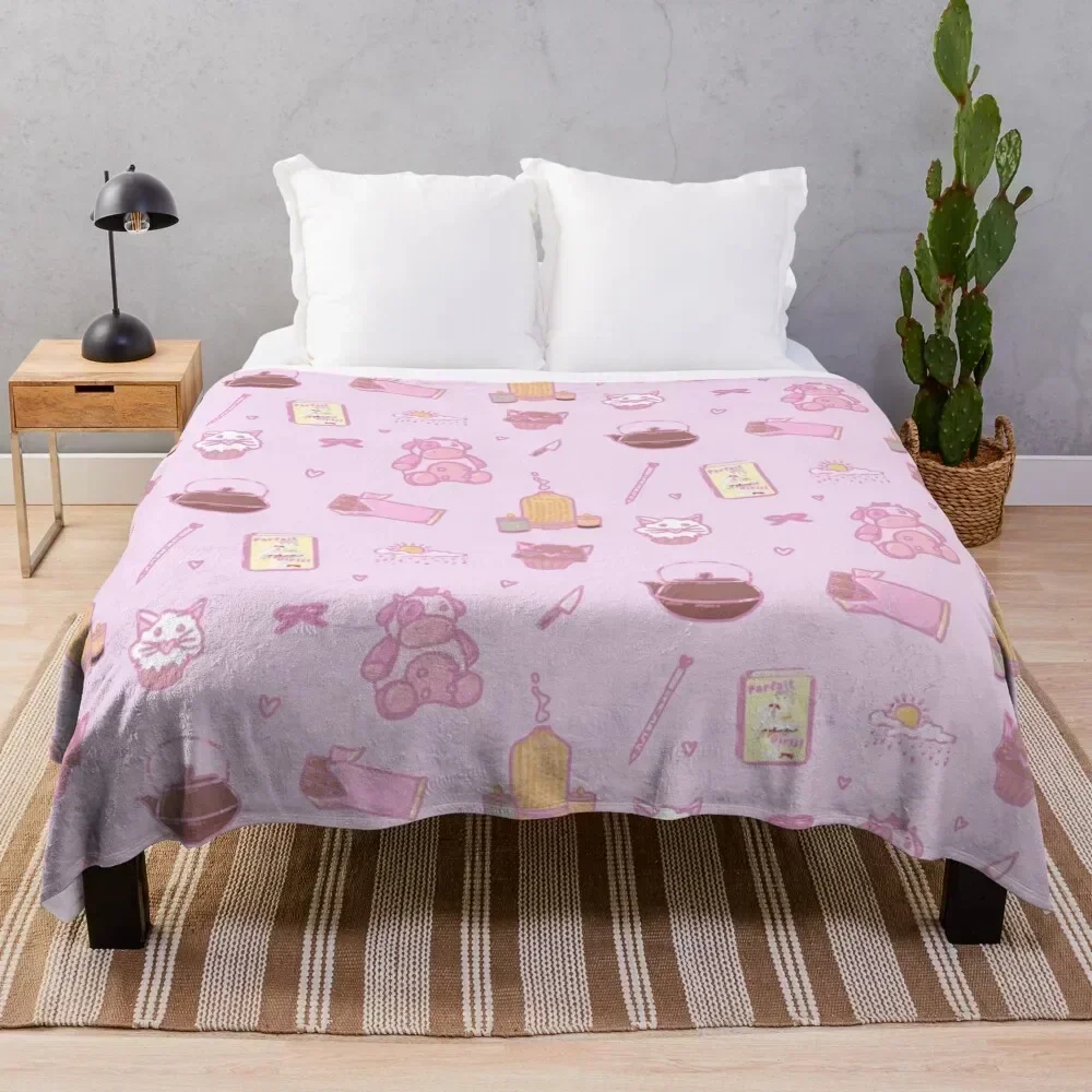 15P Doki Props Sticker Pack! Throw Blanket bed plaid Luxury Designer Tourist Blankets